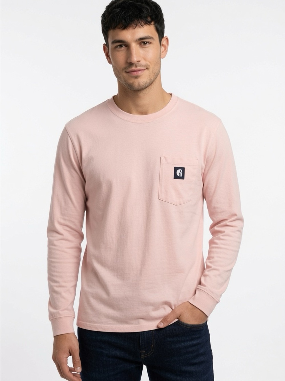 Carhartt x Hurley Collab Long Sleeve Echo Pink T-Shirt Size Small